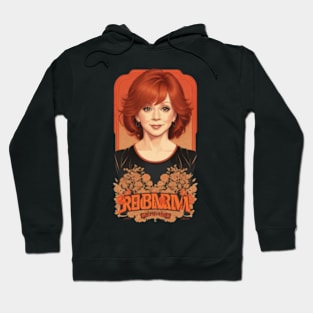 reba mcentire//vintage vektor 80s style v5 Hoodie